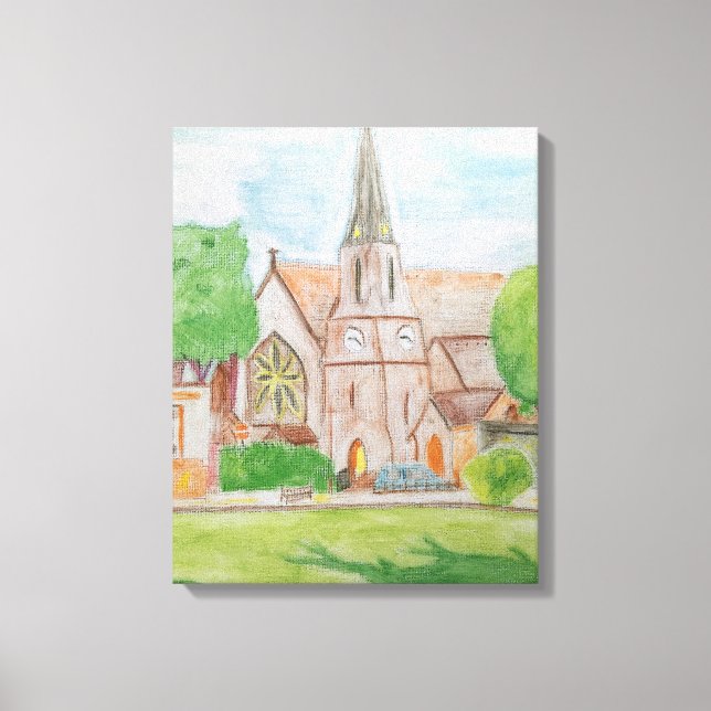 Church in Essex Canvas Print (Front)