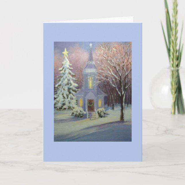 CHURCH IN THE COUNTRY HOLIDAY CARD (Front)