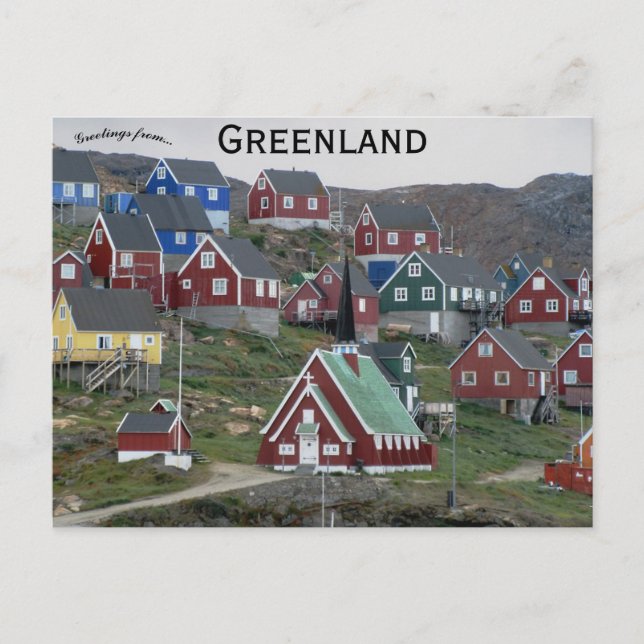 Church in Upernavik Greenland Postcard (Front)