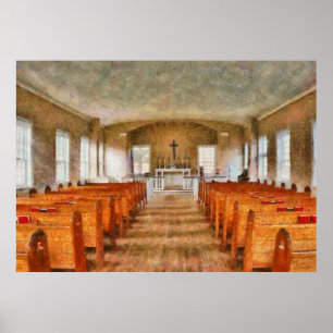 Church - Inside a church Poster