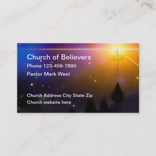 Church Inspirational Business Cards