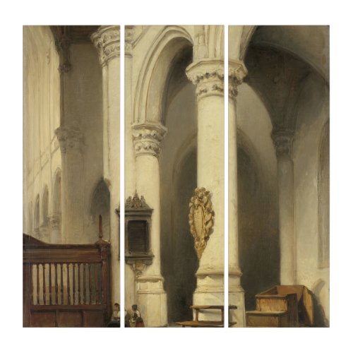 Church Interior c 1840 _ c 1848 John Bosboom  Triptych