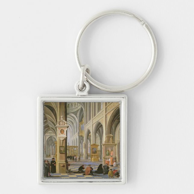 Church interior keychain (Front)