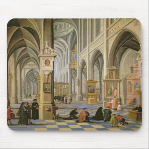 Church interior mouse pad