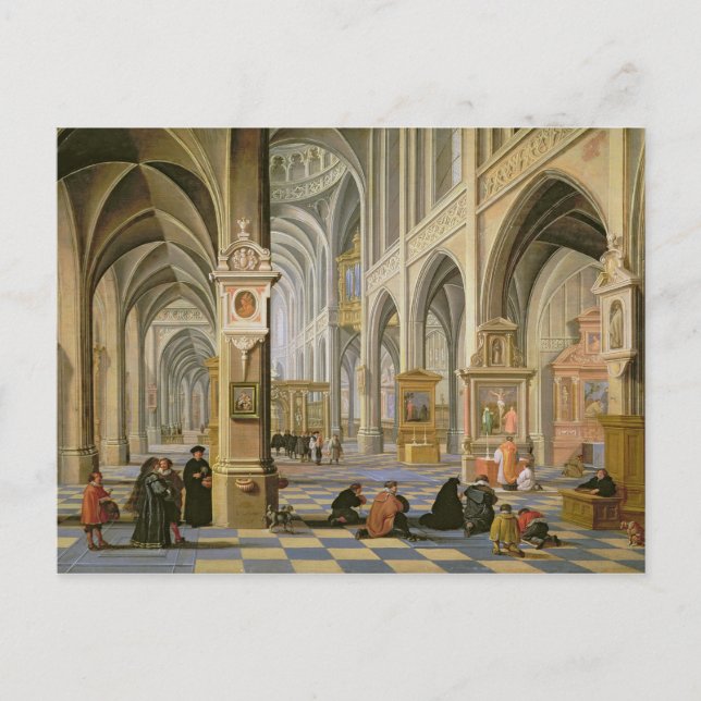 Church interior postcard (Front)