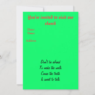 Church invitation
