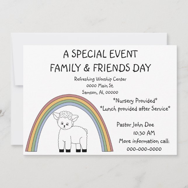 Church Invitation Gathering Special Event (Front)