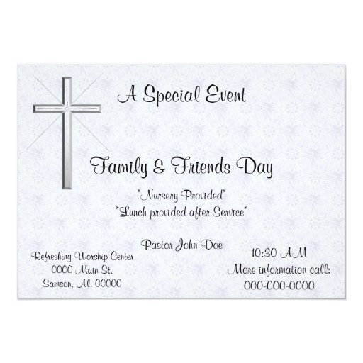 Invitation Church Event 7