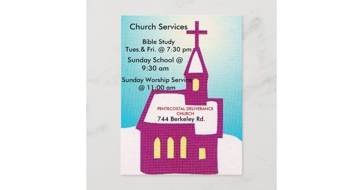 church invitations | Zazzle