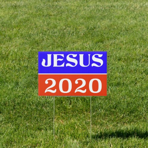 Church Jesus 2020 Small Election Sign