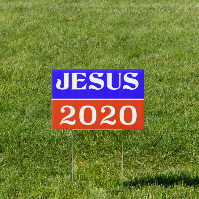 Church Jesus 2020 Small Election Sign | Zazzle