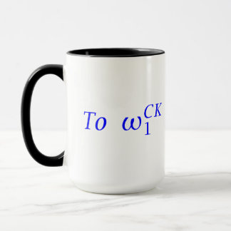 Church-Kleene ordinal mug