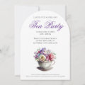 Church Ladies Tea Party Ideas Invitation | Zazzle