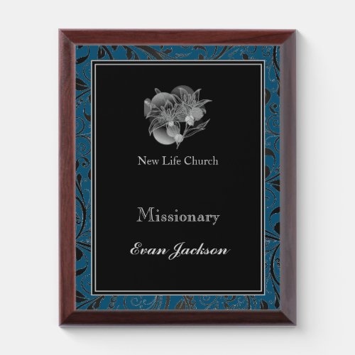 Church Lily Plaque