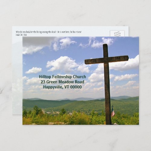 Church Mailer Easter Service Invitation