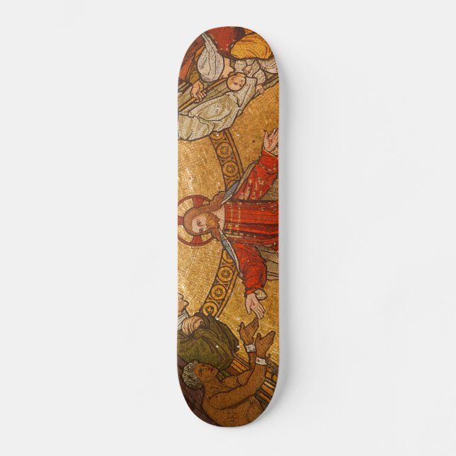 Church Mosaic - Jesus Christ Skateboard Deck (Front)