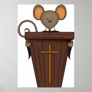 Church Mouse Poster