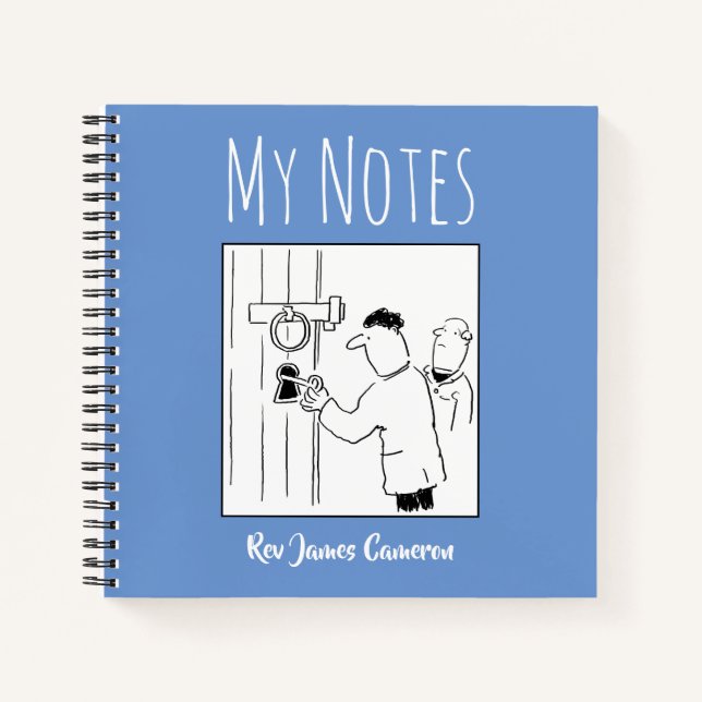 Church Notebook with Owner's Name (Front)