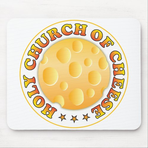 Church Of Cheese Mouse Pad