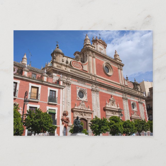 Church of El Salvador in Seville Postcard (Front)