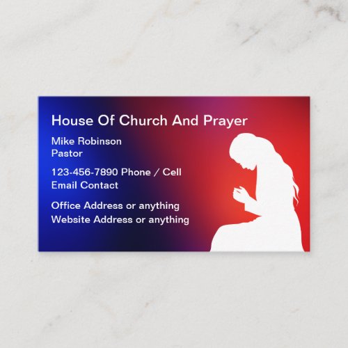 Church Of Faith And Prayer Cards