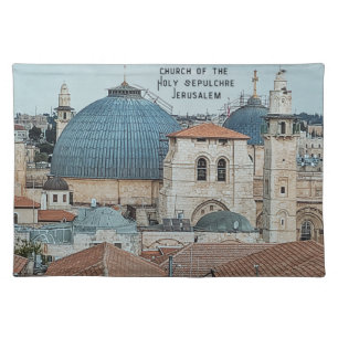 Church of Holy Sepulchre Christmas Placemat