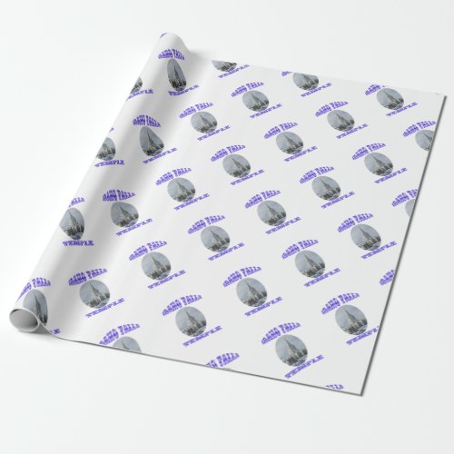 Church of Jesus Christ of Latter Day Saints Temple Wrapping Paper