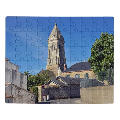 Church of Noirmoutier en lâIle in France Jigsaw Puzzle