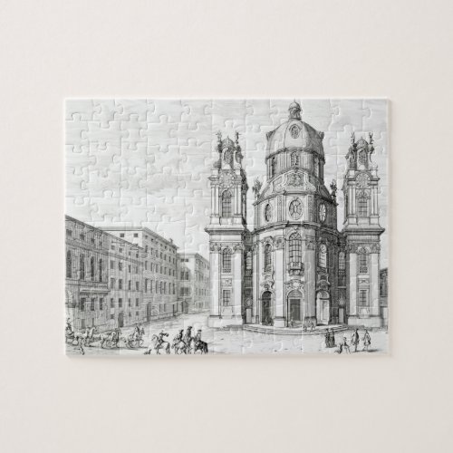 Church of Notre Dame Salzburg Austria from Ent Jigsaw Puzzle