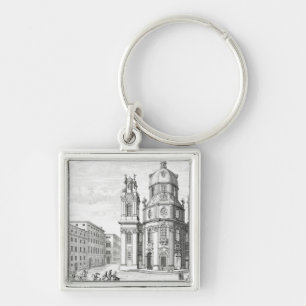 Church of Notre Dame, Salzburg, Austria, from 'Ent Keychain