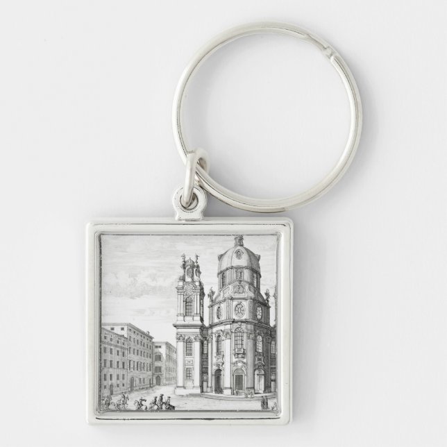 Church of Notre Dame, Salzburg, Austria, from 'Ent Keychain (Front)