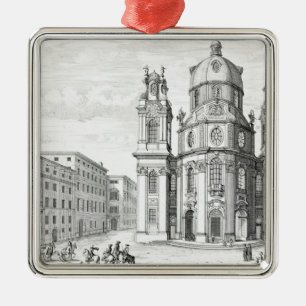 Church of Notre Dame, Salzburg, Austria, from 'Ent Metal Ornament