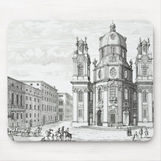 Church of Notre Dame, Salzburg, Austria, from 'Ent Mouse Pad (Front)