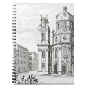 Church of Notre Dame, Salzburg, Austria, from 'Ent Notebook