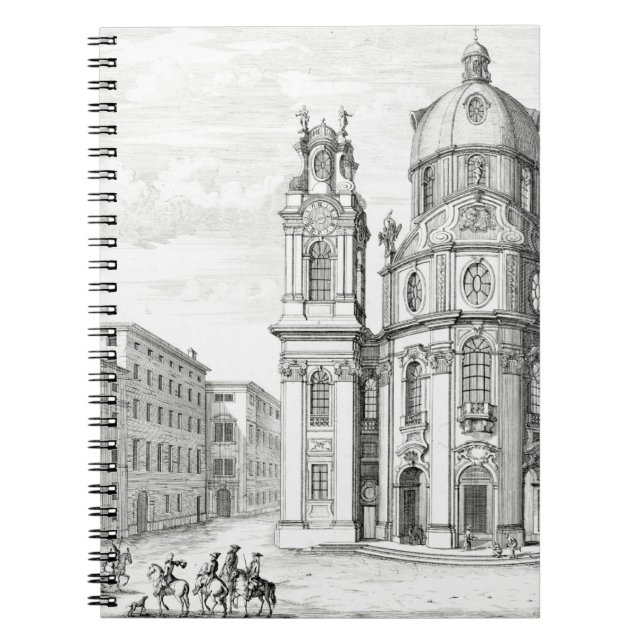 Church of Notre Dame, Salzburg, Austria, from 'Ent Notebook (Front)