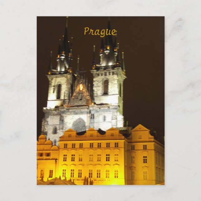 Church of Our Lady before Tyn Prague Postcard (Front)