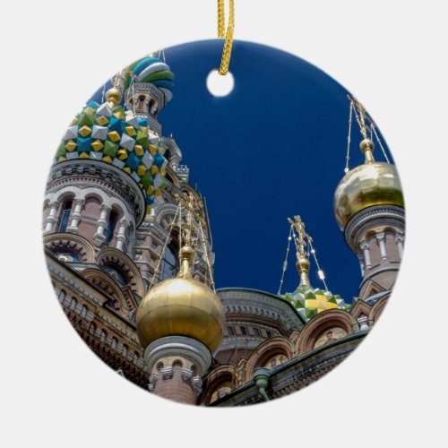 Church of Our Savior on The Spilled Blood Ceramic Ornament