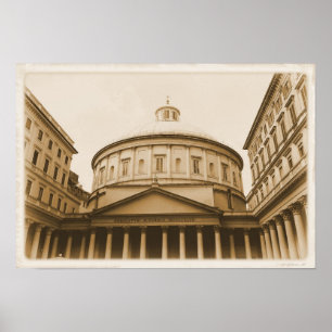 Church of Saint Charles Borromeo - Milano, Italia Poster
