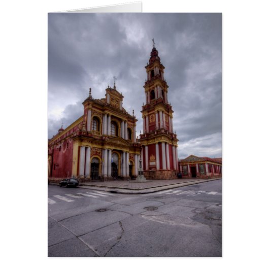 Church Of Saint Francis In Salta Cards (Front)