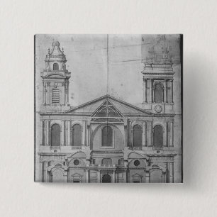 Church of Saint-Sulpice Pinback Button