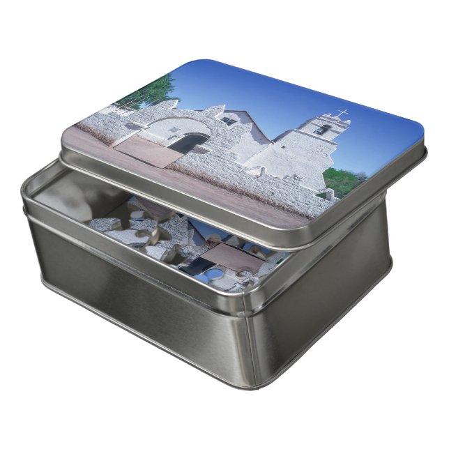 Church of San Pedro de Atacama - Chile Jigsaw Puzzle (Lid Open)