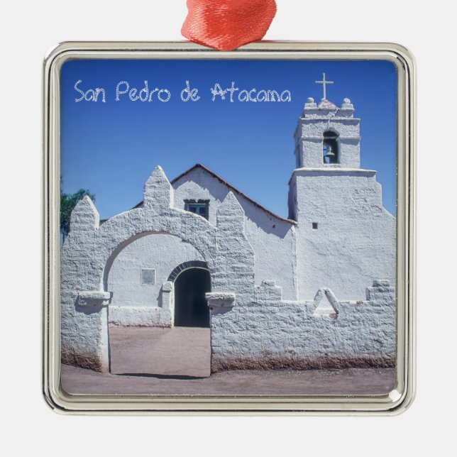 Church of San Pedro de Atacama - Chile Metal Ornament (Front)