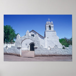 Church of San Pedro de Atacama - Chile Poster