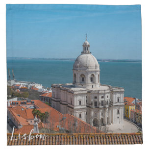 Church of Santa Engracia in Lisbon, Portugal Cloth Napkin