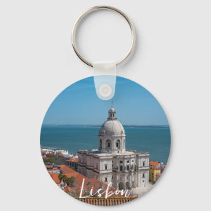 Church of Santa Engracia in Lisbon, Portugal Keychain