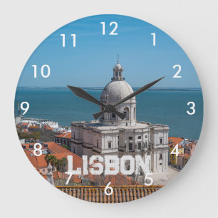 Church of Santa Engracia in Lisbon, Portugal Large Clock