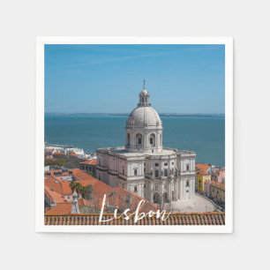 Church of Santa Engracia in Lisbon, Portugal Napkins