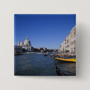 Church of Santa Maria della Salute and Grand Pinback Button