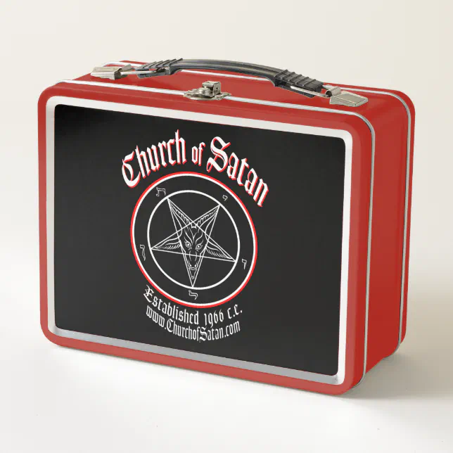 Church of Satan Baphomet Lunch Box Zazzle