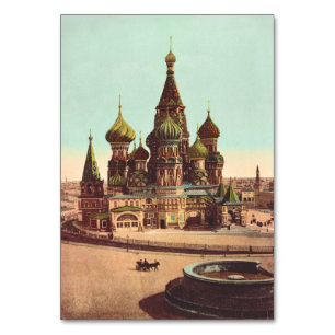 Church of St. Basil, Red Square Moscow Table Number